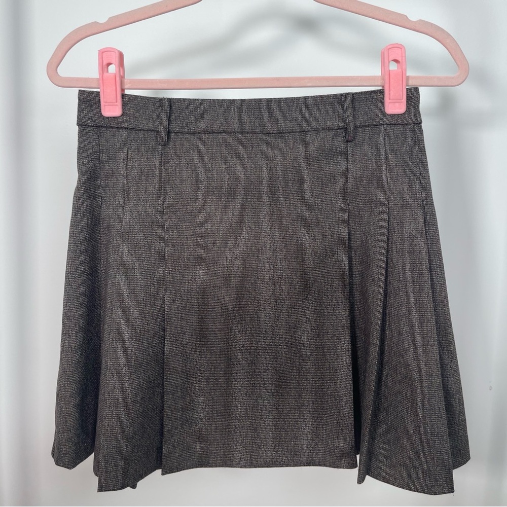 Mango Dark Gray Mini Skirt